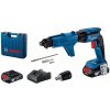 Bosch Bosch AKU sádrokartonářský šroubovák GTB 185-LI + GMA 55, 2x 2x0 Ah 18V v systaineru 06019K7022 Bosch Bosch AKU sádrokartonářský šroubovák GTB 185-LI + GMA 55, 2x 2x0 Ah 18V v systaineru 06019K7022