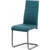 Židle jídelní, modrá látka, kov antracit DCL-400 BLUE2
