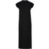 Ladies Long Extended Shoulder Dress - black XS Ladies Long Extended Shoulder Dress - black XS