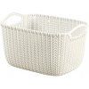 CURVER KNIT S 8L Košík 30 x 22 x 17 cm krémový 03674-X64 CURVER KNIT S 8L Košík 30 x 22 x 17 cm krémový 03674-X64
