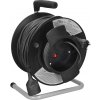 ABCtech Solight PB12 prodlužovací přívod na bubnu, 1 zásuvka, 50m, černý kabel, 3x 1,5mm2 ABCtech Solight PB12 prodlužovací přívod na bubnu, 1 zásuvka, 50m, černý kabel, 3x 1,5mm2