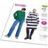 Strih Burda 5679 - Mikinové šaty, rolákové šaty, sveter Strih Burda 5679 - Mikinové šaty, rolákové šaty, sveter
