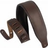 Levy's Amped Leather Dark Brown Gitarový pás Levy's Amped Leather Dark Brown Gitarový pás