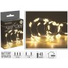 Osvetlenie vianočné 1,95m 40LED teplá BÍ, drôt, HVIEZDY Osvetlenie vianočné 1,95m 40LED teplá BÍ, drôt, HVIEZDY