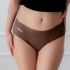 Relixa HIPSTERS menštruačné nohavičky so širokou mäkkou gumou v páse, veľkosti XS–6XL, prateľné, hnedá Relixa HIPSTERS menštruačné nohavičky so širokou mäkkou gumou v páse, veľkosti XS–6XL, prateľné, hnedá