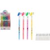 Teddies Ceruzka obyčajná jednorožec plast s vymeniteľnými hrotmi 10ks 4 farby 48ks v boxe Teddies Ceruzka obyčajná jednorožec plast s vymeniteľnými hrotmi 10ks 4 farby 48ks v boxe