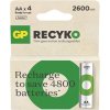 GP ReCyko AA 2600mAh 4ks B25274