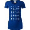 FOR TRAVEL - slovník na cestovanie - Dámske tričko z organickej bavlny Origin (GOTS) - XL ( Kráľovská modrá ) FOR TRAVEL - slovník na cestovanie - Dámske tričko z organickej bavlny Origin (GOTS) - XL ( Kráľovská modrá )