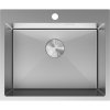 Mexen Solix, 1-komorový nerezový drez 600 x 500 mm, brúsená oceľ, 6408601000-01 Mexen Solix, 1-komorový nerezový drez 600 x 500 mm, brúsená oceľ, 6408601000-01