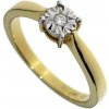 MYRO Zásnubný prsteň zo žltého zlata s briliantom MYRO Zásnubný prsteň zo žltého zlata s briliantom