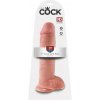 King Cock 11 - realistický dildo s prísavkou a semenníkmi - 28 cm - telová farba King Cock 11 - realistický dildo s prísavkou a semenníkmi - 28 cm - telová farba