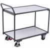 Variofit Antistatický policový vozík s madlom, do 250 kg, 2 police, 101 x 97,5 x 52,5 cm Variofit Antistatický policový vozík s madlom, do 250 kg, 2 police, 101 x 97,5 x 52,5 cm