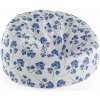 Sablio Sedací vak Cocoon Modré kvietie - 75 x 45 x 35 cm Sablio Sedací vak Cocoon Modré kvietie - 75 x 45 x 35 cm
