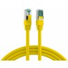 S/FTP (PiMF) Patchkábel LSOH 1m cat.6a, žltý, Cu S/FTP (PiMF) Patchkábel LSOH 1m cat.6a, žltý, Cu