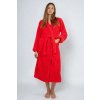 Župan Eliza červený dlhý XL Župan Eliza červený dlhý XL