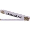 Levior Meter skladací 2m STANISLAV PROFI biely drevo