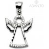 ADANITO SSP016968 - Strieborný prívesok anjel so zirkónmi ADANITO SSP016968 - Strieborný prívesok anjel so zirkónmi