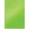 Leitz Wow záznamová kniha A4 linajková zelená 80 listov