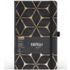 Castelli Gold Flower linajkový zápisník L A5 Black Castelli Gold Flower linajkový zápisník L A5 Black