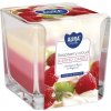 Aura Bispol Raspberry Cloud vonná sviečka 170g Aura Bispol Raspberry Cloud vonná sviečka 170g