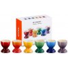 Le Creuset Kalíšok na vajíčka 6 cm, sada 6 ks, RAINBOW, kamenina Le Creuset Kalíšok na vajíčka 6 cm, sada 6 ks, RAINBOW, kamenina