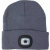 Akrylová čiapka so svetlom, sivá Akrylová čiapka so svetlom, sivá