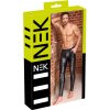 NEK Pánske Nohavice Čierne XL Matné Zipsy Elastický Pás NEK Pánske Nohavice Čierne XL Matné Zipsy Elastický Pás