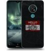 Picasee silikónový prehľadný obal pre Nokia 7.2 - HELLO 404
