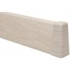 MDF Quadro 60 Lišta soklová DUB BIELY 2,4 m