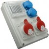 Zásuvková rozvodnica ROS-I 1603 A neistená, 2x 16A-250V, 1x 32A-400V 5p, 1x 32A-400V 5p, IP44
