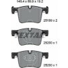 Sada brzdových platničiek kotúčovej brzdy TEXTAR 2519901 Sada brzdových platničiek kotúčovej brzdy TEXTAR 2519901
