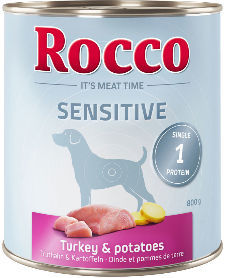 Rocco Sensitive morčacie a zemiaky 12 x 0,8 kg