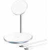 MagSafe bezdrôtová nabíjačka ChoeTech 2-in-1 Wireless Charger Holder (for iPhone MagSafe + AirPods) White (T581-F) MagSafe bezdrôtová nabíjačka ChoeTech 2-in-1 Wireless Charger Holder (for iPhone MagSafe + AirPods) White (T581-F)