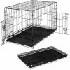 Chovateľská klietka pre zvieratá - skladacia - 100 x 70 x 60 - L - čierna Chovateľská klietka pre zvieratá - skladacia - 100 x 70 x 60 - L - čierna