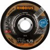 Rhodius 206168 | Rezný kotúč 115 x 1,5 x 22,23 mm, XTK10, vypuklý Rhodius 206168 | Rezný kotúč 115 x 1,5 x 22,23 mm, XTK10, vypuklý