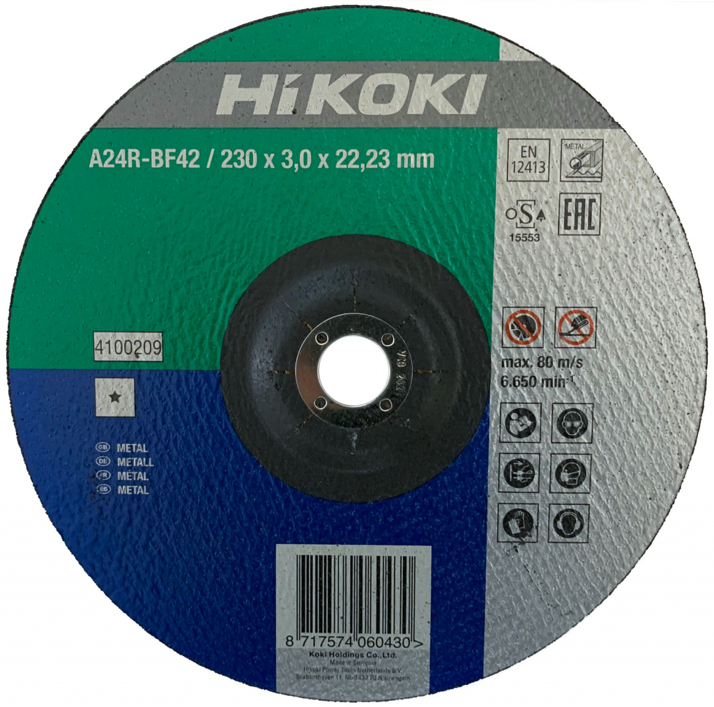 HIKOKI REZNÝ KOTÚČ NA KOV 230 mm 4100209