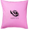 Vortex logo jednofarebné - Vankúš 50x50 - 50x50 - Vrátane výplne ( Ružová ) Vortex logo jednofarebné - Vankúš 50x50 - 50x50 - Vrátane výplne ( Ružová )