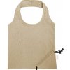 Skládací taška z recyklovanej bavlny (140 g/m2) , natural Farba: natural Skládací taška z recyklovanej bavlny (140 g/m2) , natural Farba: natural
