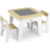 Milly Mally Súprava nábytku Milly Mally Olaf Blocks - Stôl a dve stoličky Biela Milly Mally Súprava nábytku Milly Mally Olaf Blocks - Stôl a dve stoličky Biela
