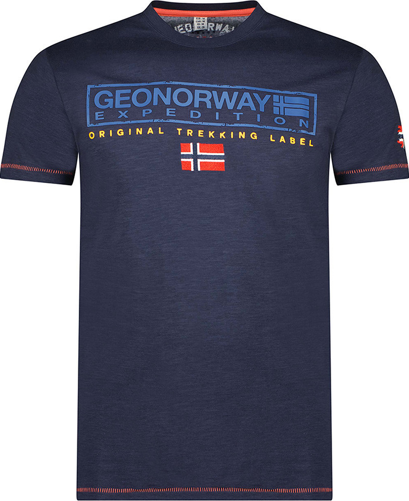 Geographical Norway tričko pánské Jasic tmavo modré
