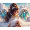 Diamantový obraz Anjelik na oblaku Diamantový obraz Anjelik na oblaku
