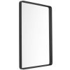 Audo Copenhagen Nástenné zrkadlo Norm Wall Mirror Rectangular, black Audo Copenhagen Nástenné zrkadlo Norm Wall Mirror Rectangular, black