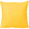 Darymex z bavlneného saténu slnečná žltá pre veselú a optimistickú spálňu 70 x 80 cm