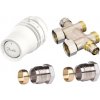 Danfoss THPS-WD-AL Súprava termostatických ventilov pre priame stredové pripojenie, biela 1 set Danfoss THPS-WD-AL Súprava termostatických ventilov pre priame stredové pripojenie, biela 1 set