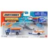 Matchbox Hitch&Haul Záchranná Súprava Ocean Rescue - Auto s Motorovým člnom, Potápač a Žralok Matchbox Hitch&Haul Záchranná Súprava Ocean Rescue - Auto s Motorovým člnom, Potápač a Žralok
