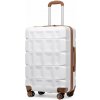 Kono K2292L Kufor spinner 62cm Biele ABS Kono K2292L Kufor spinner 62cm Biele ABS