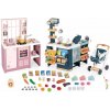Set kuchynka elektronická a obchod Maxi Market Loft Fleur Pink 360° Smoby s elektronickým skenerom a vozíkom Set kuchynka elektronická a obchod Maxi Market Loft Fleur Pink 360° Smoby s elektronickým skenerom a vozíkom