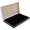 Shiny Poduška pre drevené pečiatky čierna 11 x 7 cm