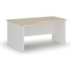 Rohový kancelársky písací stôl PRIMO WHITE, 160x120 cm, ľavý, biela/breza Rohový kancelársky písací stôl PRIMO WHITE, 160x120 cm, ľavý, biela/breza