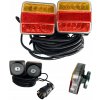 Sada LED svetiel na prívesný vozík s magnetmi, 7,5 m, 12/24V Sada LED svetiel na prívesný vozík s magnetmi, 7,5 m, 12/24V